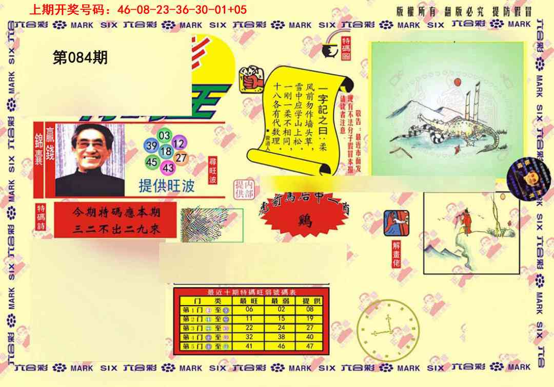 084期心水特码(信封)[图]